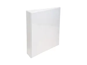 Alpha Presentation Binder 4 Rings A4, 25mm Spine White (403)