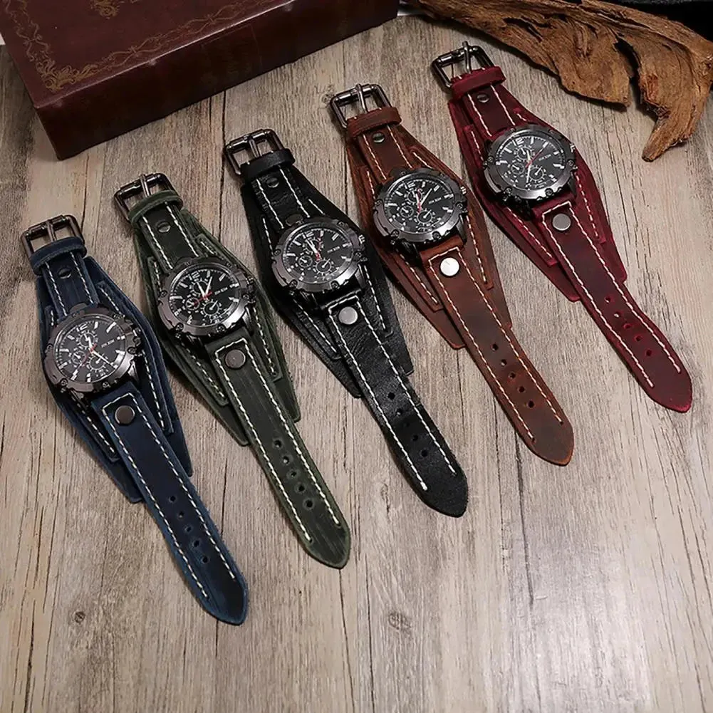 Bellator Men's Artisan Leather Watch
