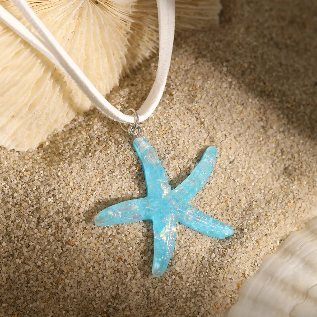 Boho Starfish Pendant Necklace