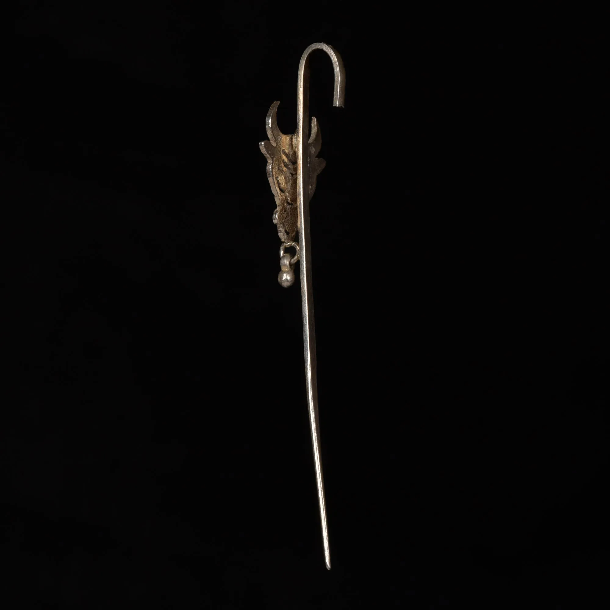 Bull Handcrafted Sterling Silver Ear-cuff