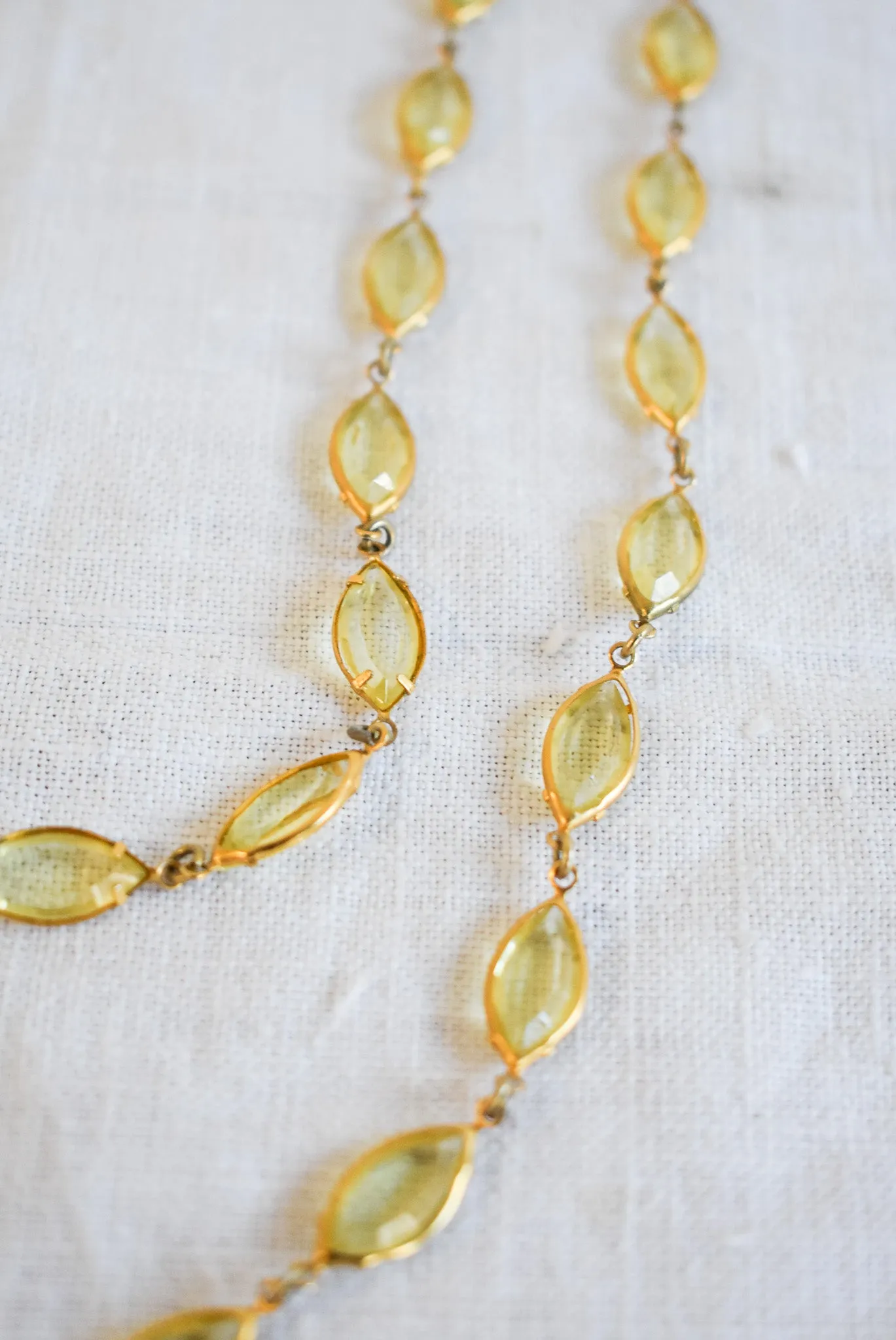 Gorgeous "citrine" costume necklace