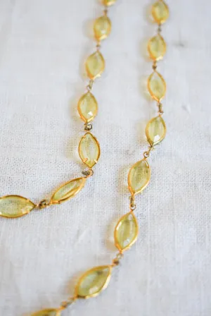 Gorgeous "citrine" costume necklace