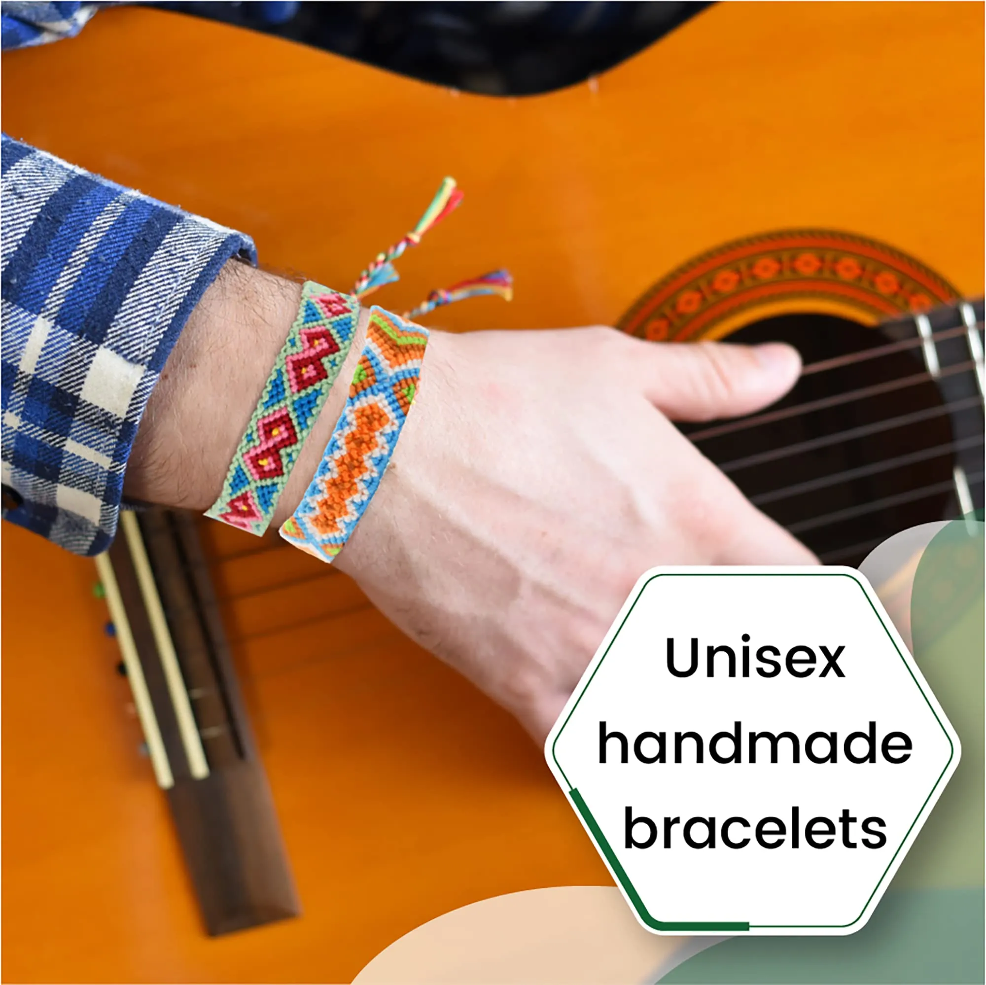 Mandala Crafts Nepal Woven Friendship Bracelets for Teen Girls - Friendship Bracelet for Women  Handmade Braided Friendship Bracelets for Men