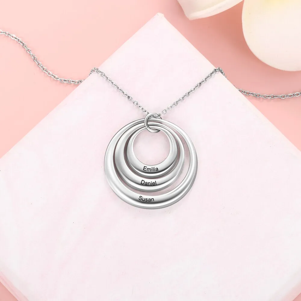 Personalized Mother Necklace With Custom Names