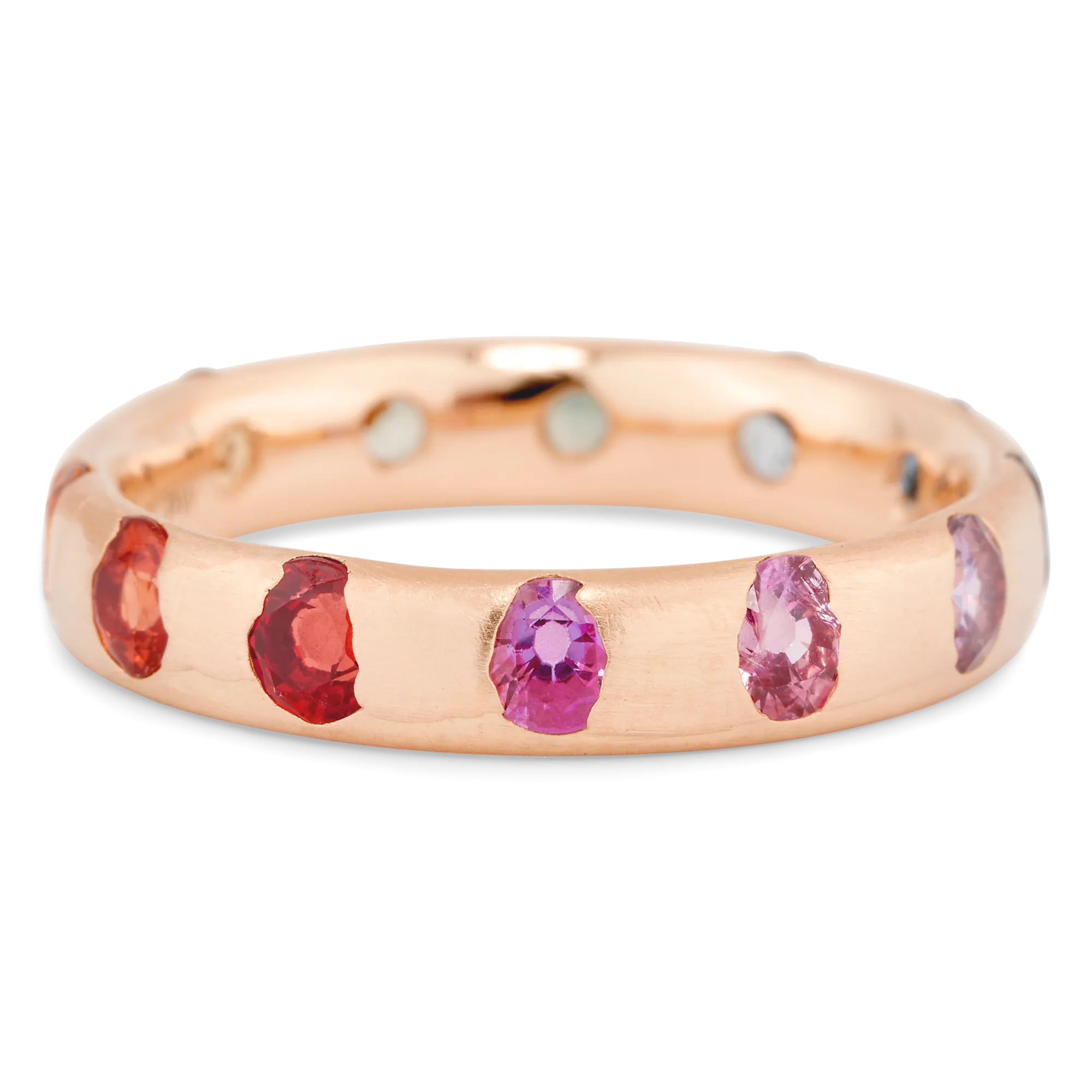 Rainbow Celeste Ring in Rose - Made to Order