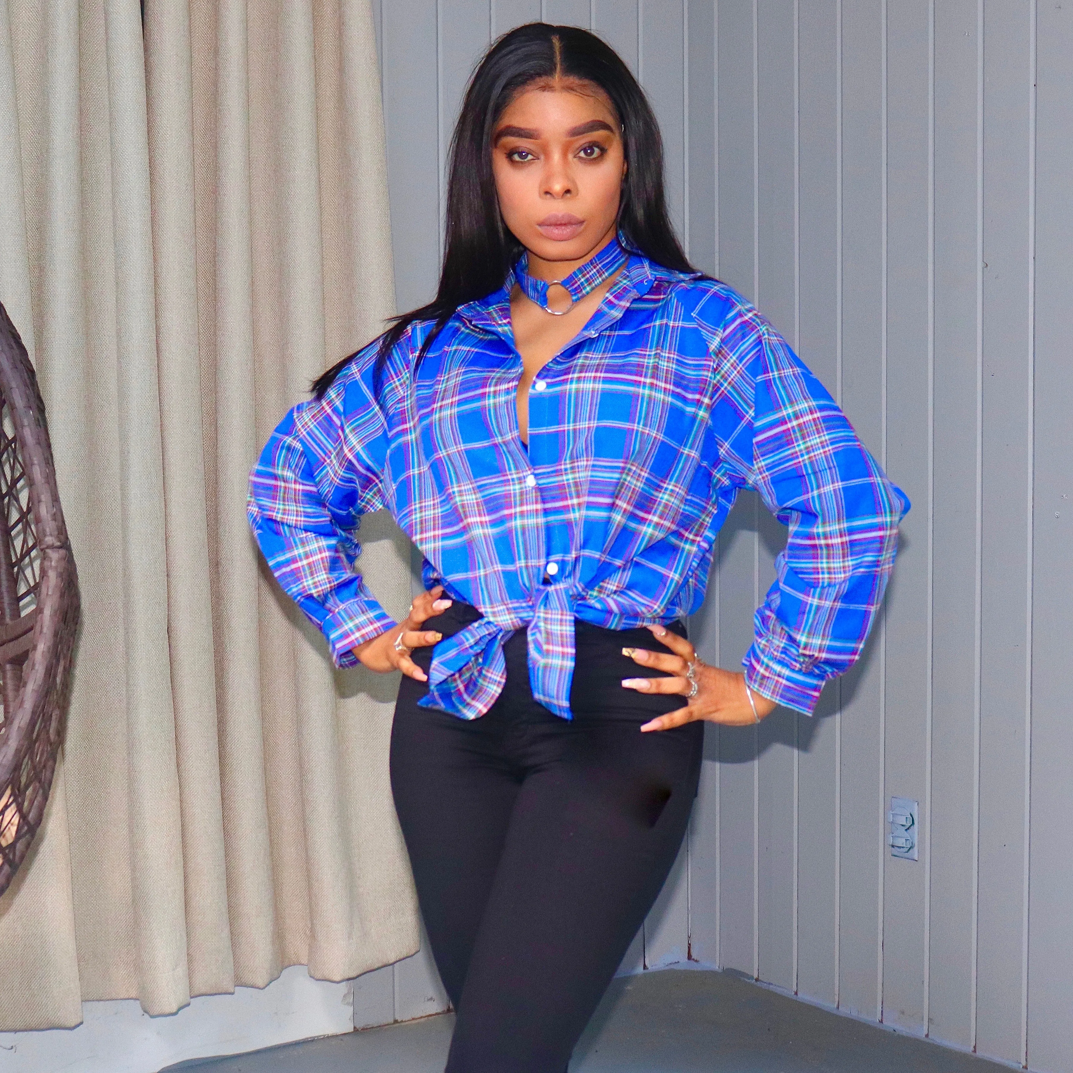 Savanna Plaid  Shirt