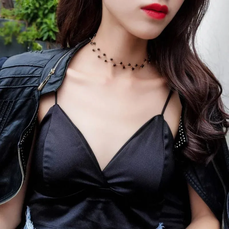 Short Necklace Imitation Pearl Jewelry Choker