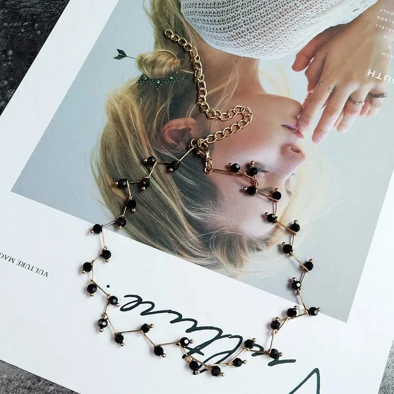 Short Necklace Imitation Pearl Jewelry Choker